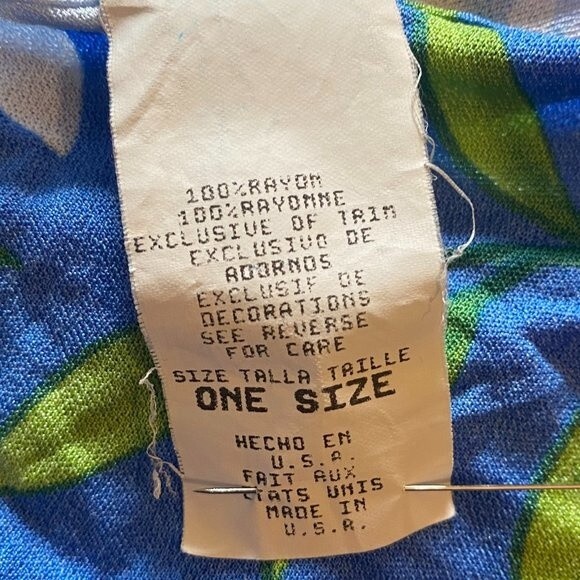 Beach Native Wrap Around Floral Swim Cover Skirt Womens Size One Size - Picture 5 of 5